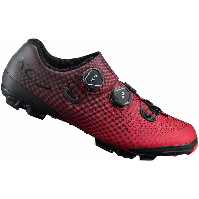 Waterproof cycling gloves-Scarpe Shimano XC701 - Rosso