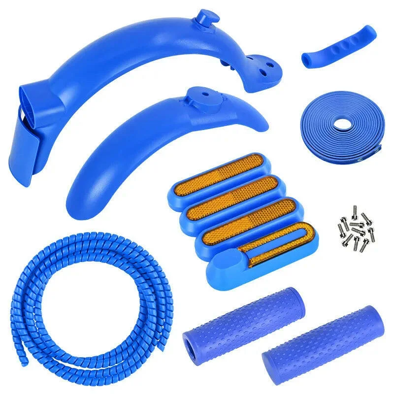 Breathable MTB vest-Fender Line Tube Anti-Collision Strip Handlebar Grip Parts for Xiaomi M365 1S Pro 2 Electric Scooter Coloured Mudguard