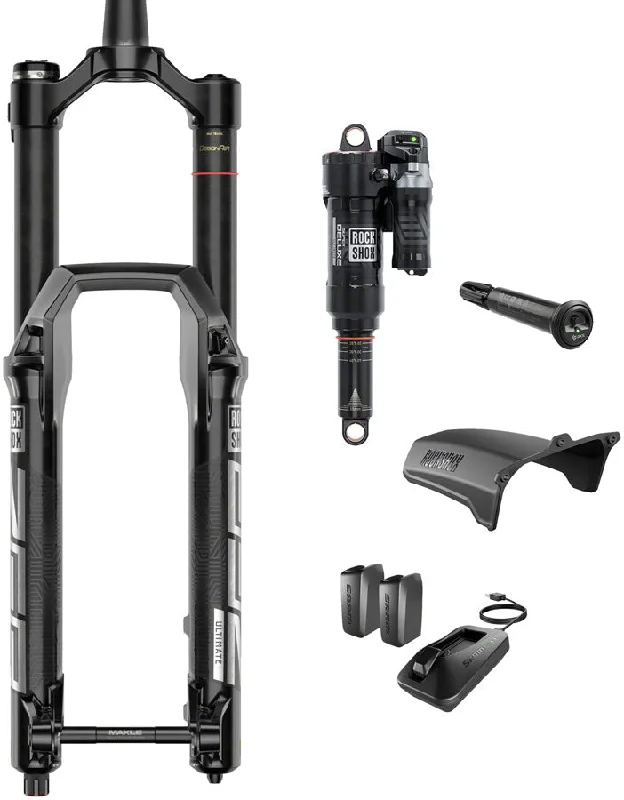 Lightweight bike rain gear-RockShox Flight Attendant Upgrade Kit - ZEB 29 170 SuperDeluxe 230 x 62.5 Standard DubPedal Sensor A1 - TREK Slash 2021-2022