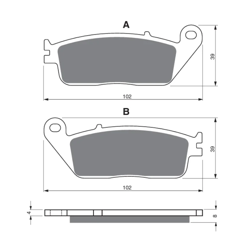 Adjustable MTB base layer-GOLDfren Brake Pads - GP5 Sintered Racing