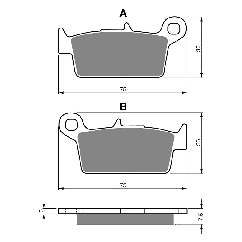 Windproof MTB cap-GOLDfren Brake Pads - S3 Sintered Sports