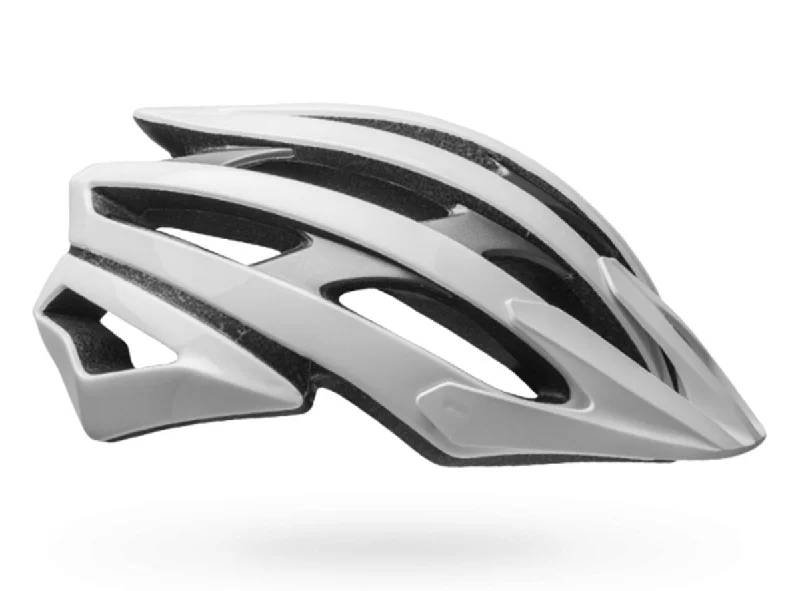 Adjustable bike seat post-Bell Catalyst MIPS Road Cycling Helmet - Matt White-Gunmetal