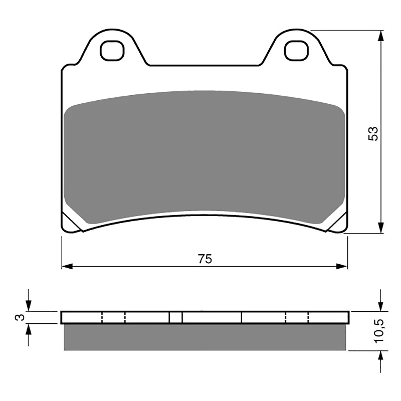 Quick-dry bike socks-GOLDfren Brake Pads - S3 Sintered Sports (PBPH39)