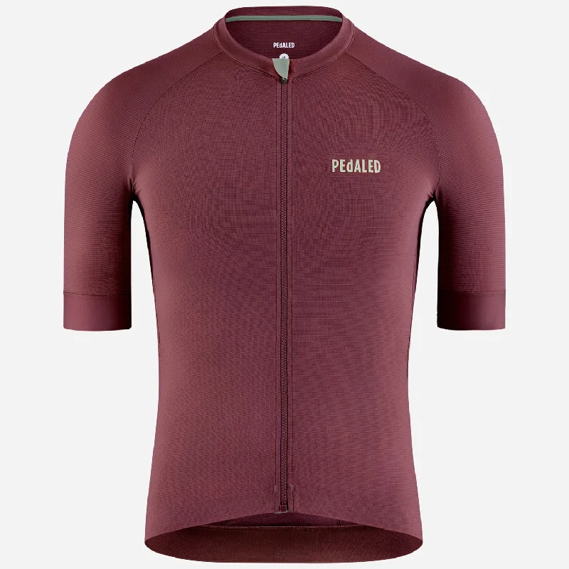 Foldable cycling rain jacket-Maglia Pedaled Element Lightweight - Bordeaux