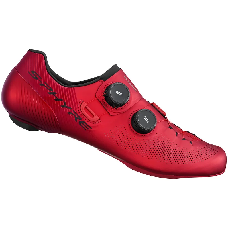 Adjustable cycling wrist guards-Scarpe Shimano S-Phyre RC903 - Rosso