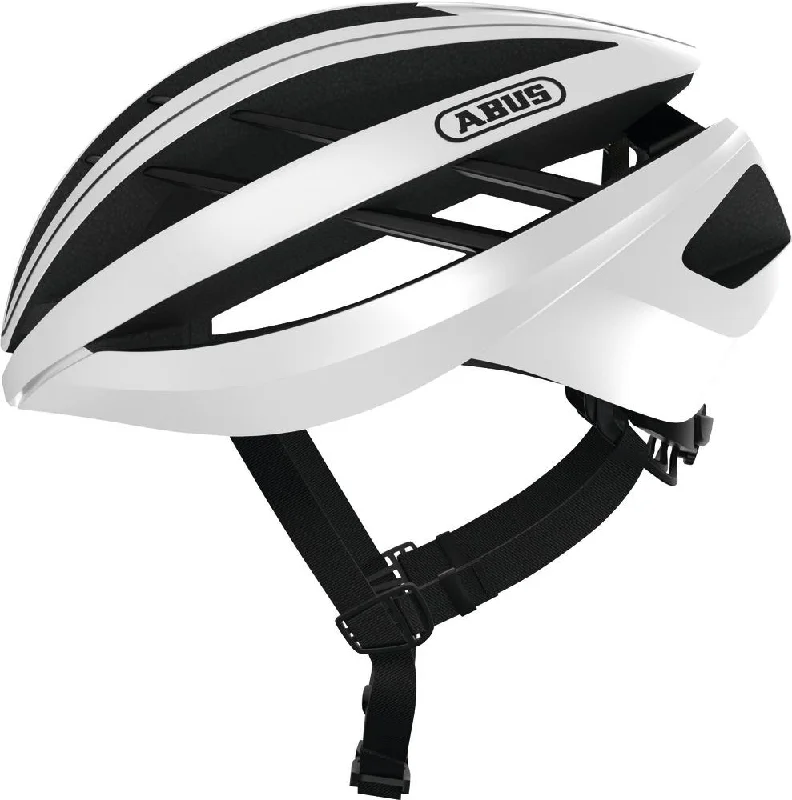 Thermal cycling jersey-Abus Aventor Road Helmet - Polar White