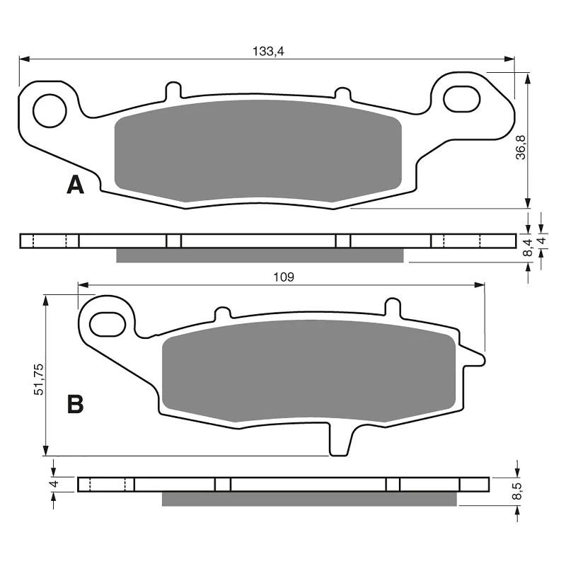 Quick-dry bike leg warmers-GOLDfren Brake Pads - S3 Sintered Sports (PBPH193)