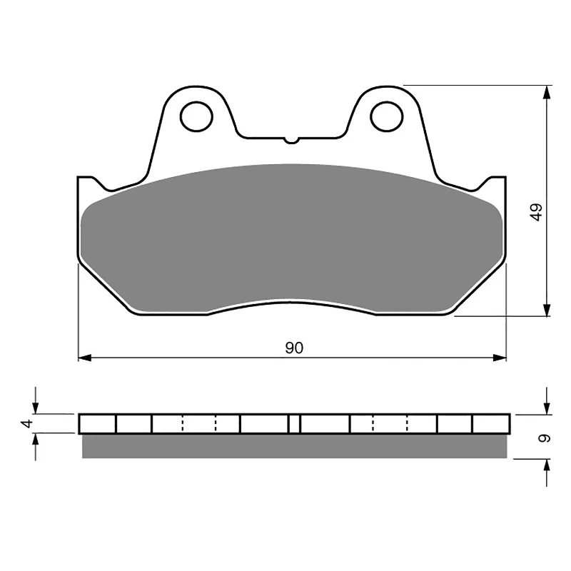 Thermal MTB socks-GOLDfren Brake Pads - S3 Sintered Sports (PBPH18)