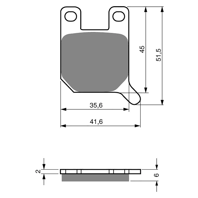 Anti-vibration cycling cap-GOLDfren Brake Pads - S3 Sintered Sports (PBPH88)