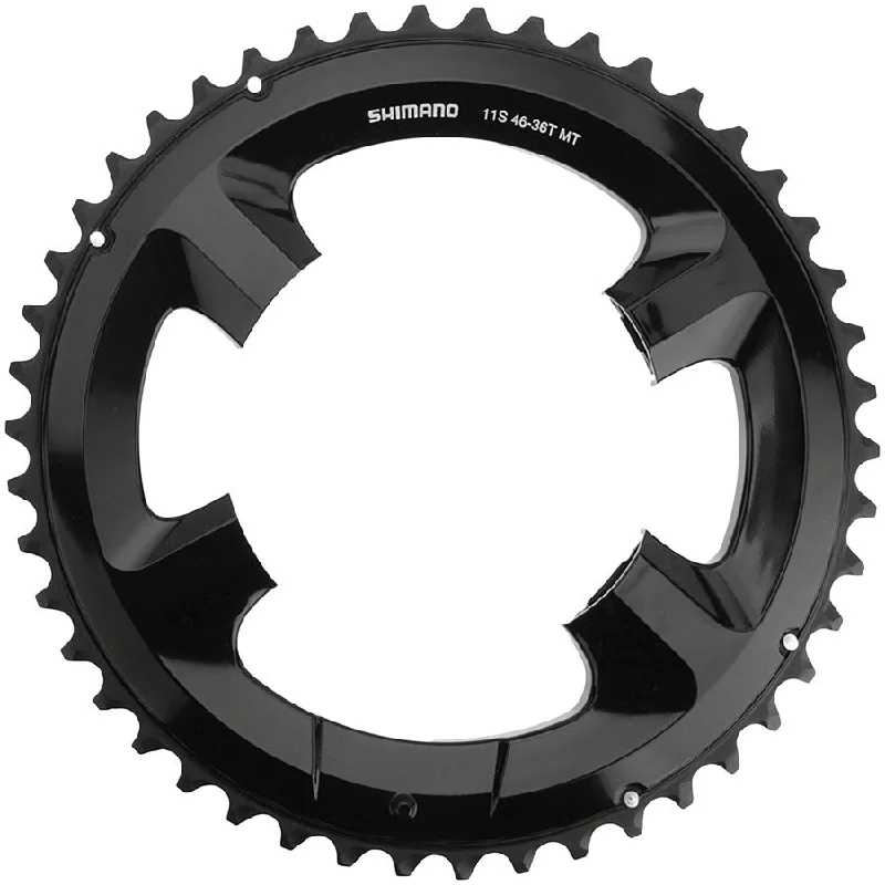 Adjustable cycling base layer-Shimano FC-RS510 Chainring - 46t Asymmetric 110mm BCD Black