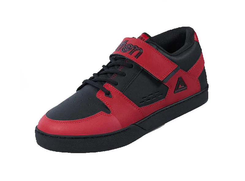 Reflective cycling ankle bands-Afton Vectal Clipless MTB Shoe - Black-Red