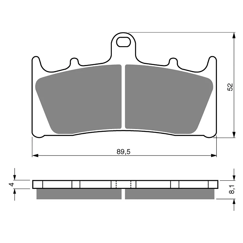 Waterproof cycling backpack-GOLDfren Brake Pads - S3 Sintered Sports (PBPH122)