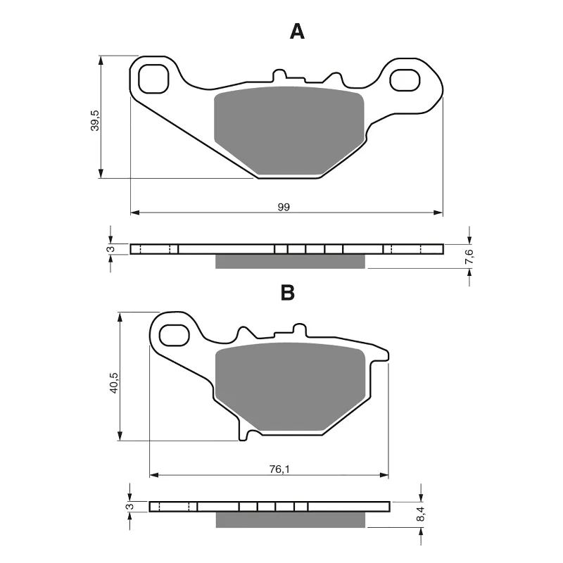 Lightweight bike hydration pack-GOLDfren Brake Pads - S3 Sintered Sports (PBPH214)