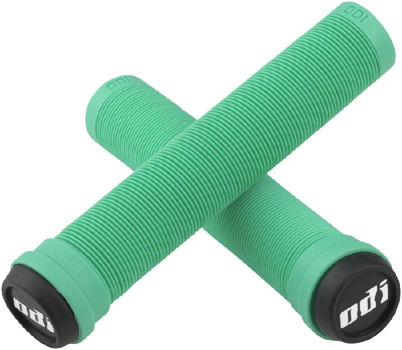 High-performance MTB cap-ODI Longneck SLX Grips Flangeless 160mm Mint