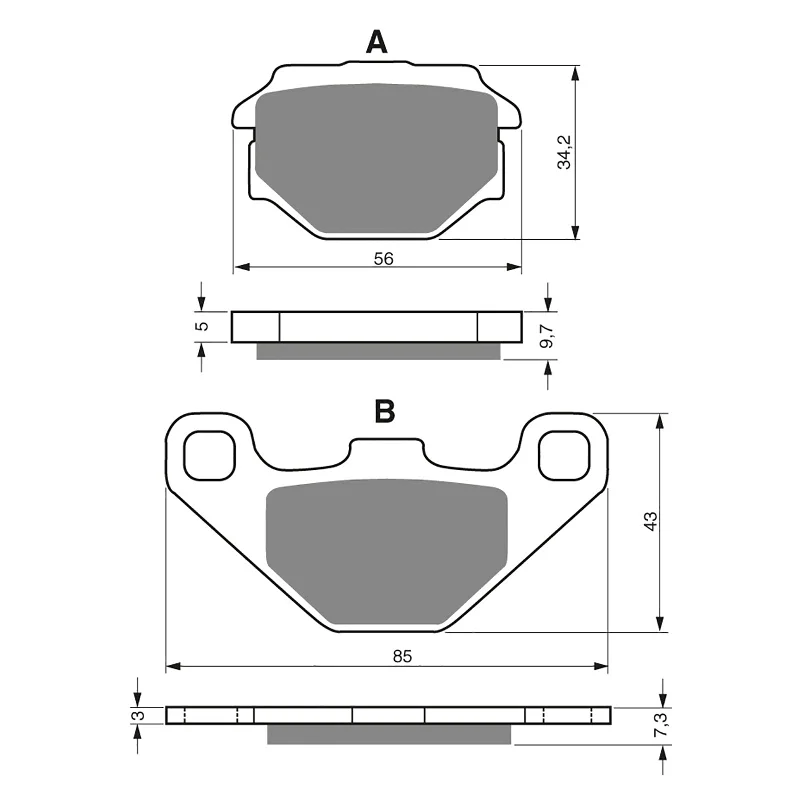 High-visibility MTB vest-GOLDfren Brake Pads - S3 Sintered Sports