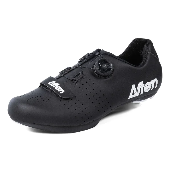 Breathable MTB base layer-Afton Royce Clipless Road Shoe - Black-White