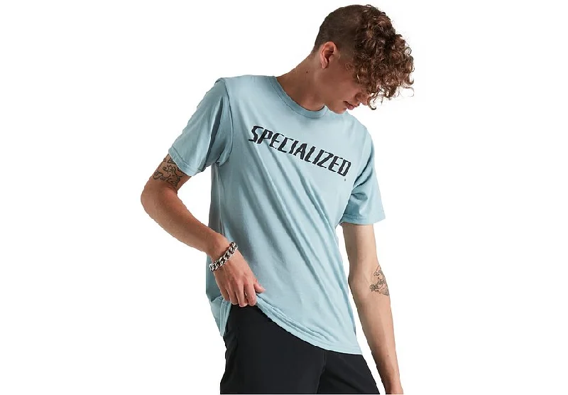 Breathable bike headscarf-Specialized Wordmark Tee Ss Men Tee