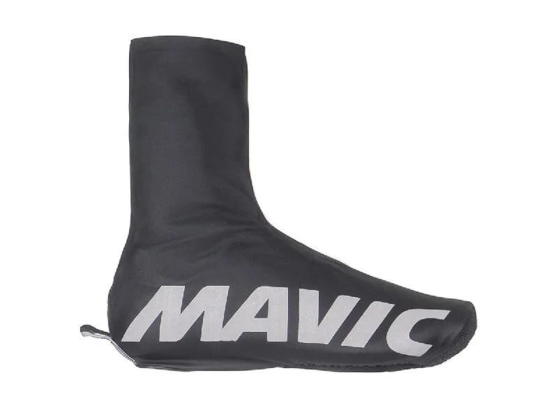 Waterproof bike arm warmers-Mavic Cosmic Pro H2O Shoe Cover - Black