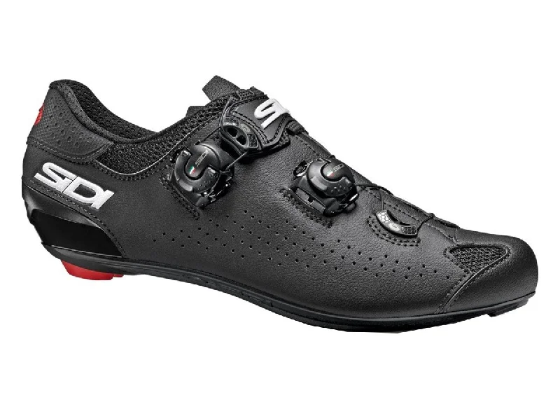 Waterproof bike wrist guards-Sidi Genius 10 Road Shoe - Black-Black