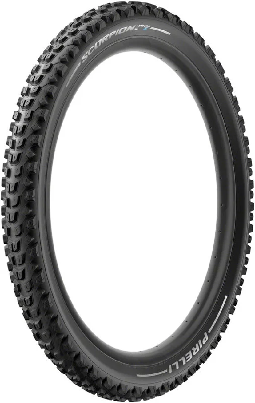 Breathable bike headband-Pirelli Scorpion Enduro S Mountain Tire 29x2.60 Folding Tubeless Ready SmartGRIP Gravity ProWALL 60TPI Black