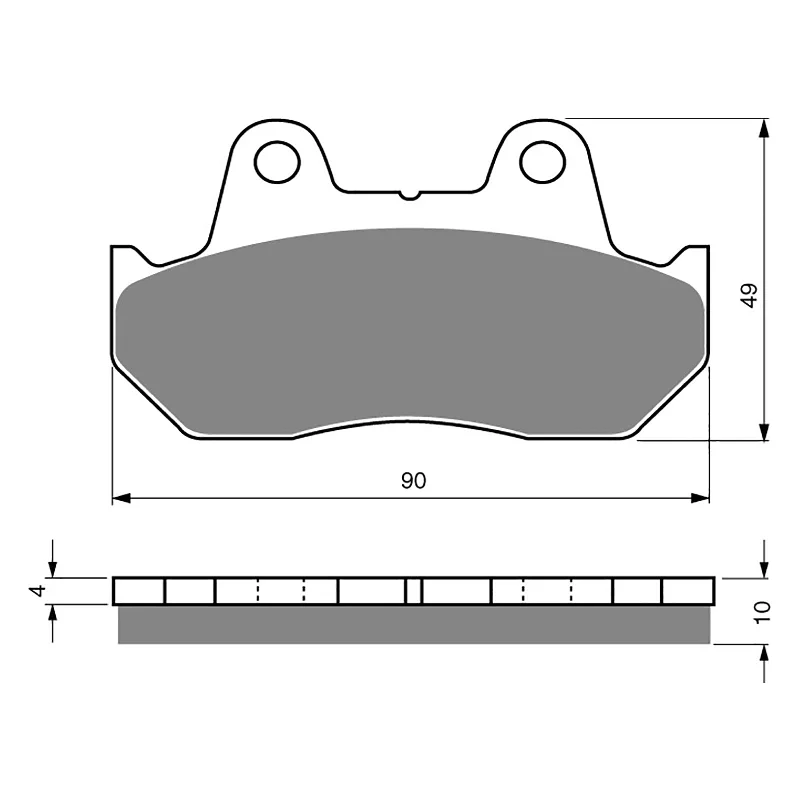 Adjustable MTB knee braces-GOLDfren Brake Pads - S3 Sintered Sports (PBPH17)