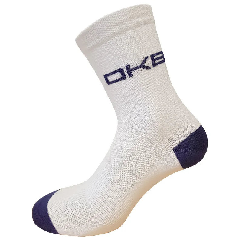 Durable cycling wrist wraps-Calze DKB MO2 - Bianco