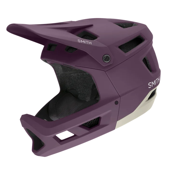 Breathable MTB goggles-Smith Mainline MIPS Full Face Helmet - Matt Amethyst-Bone