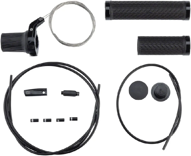 Lightweight bike repair kit-RockShox TwistLoc Remote and Grip set