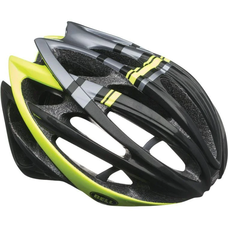 Anti-slip bike saddlebag-Bell Gage Road Helmet - Matt Black-Yellow