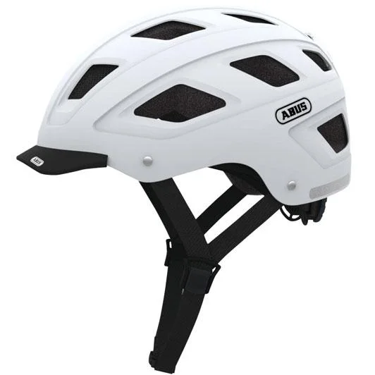 Anti-slip MTB cap-Abus Hyban City Helmet - Polar Matt White