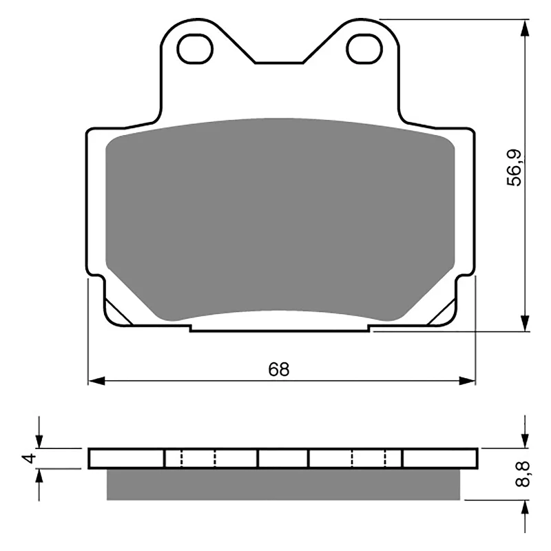 Waterproof MTB rain jacket-GOLDfren Brake Pads - S3 Sintered Sports (PBPH33)