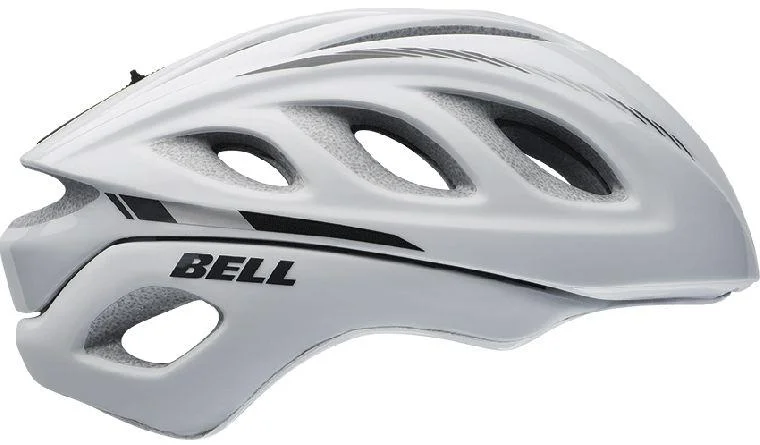 Padded bike hip protectors-Bell Star Pro Aero Road Helmet - White Marker