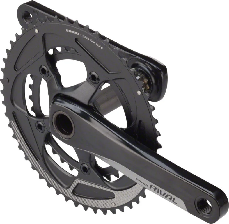 Lightweight bike rain gear-Sram Crankset Rival22 GXP 50-34 Yaw, GXP Cups NOT included