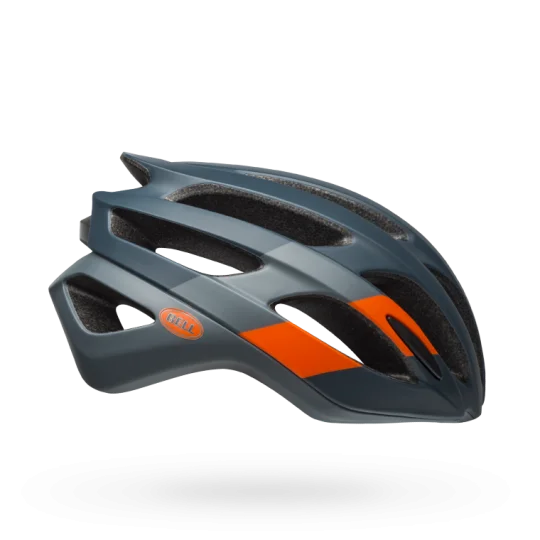 Reflective bike seat cover-Bell Falcon MIPS Road Helmet - Attitude Matt Gloss Slate-Coal-Orange - 2019